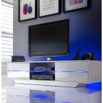 Weiße Moderne Topdesign TV Schränke & Fernsehschränke lackiert aus MDF mit Schublade Breite 150-200cm, Höhe 0-50cm, Tiefe 0-50cm 