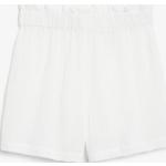 Weiße Monki High Waist Shorts aus Denim für Damen Größe L 