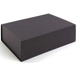 Schwarze Geschenkboxen & Geschenkschachteln aus Papier 3-teilig 