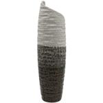 Braune 50 cm Runde Bodenvasen & Vasen für Pampasgras 12 cm aus Keramik 