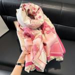 Rosa Elegante Kaschmir-Schals aus Kaschmir für Damen für den für den Herbst 
