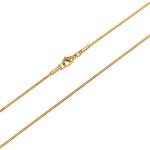 Goldene UNIQUE Schlangenketten vergoldet aus Edelstahl für Damen 