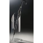 HOWE-Deko Hochwertiger Acryl-Glas Regenschirmständer, klar, Ø 20 cm, H 60 cm, Acryl-Glas-Stärke 8 mm - transparent Kunststoff 138966