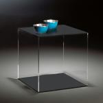 Blaue HOWE-Deko Beistelltische & Ablagetische aus Acrylglas Breite 0-50cm, Höhe 0-50cm, Tiefe 0-50cm 