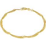 Nickelfreie Elegante Damenarmbänder aus Gold 14 Karat 