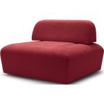 Rote Sitzhocker aus Textil mit Rückenlehne Breite 50-100cm, Höhe 100-150cm, Tiefe 100-150cm 