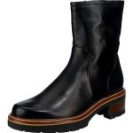 Reduzierte Schwarze Högl Runde Blockabsatz Ankle Boots & Klassische Stiefeletten mit Reißverschluss aus Kalbsleder für Damen Größe 41 