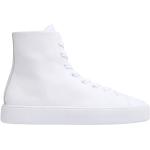 Reduzierte Weiße Högl High Top Sneaker & Sneaker Boots aus Lammleder für Damen Größe 39,5 