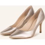 Goldene Högl Spitze High Heels & Stiletto-Pumps aus Glattleder für Damen Größe 41,5 