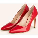 Rote Lack-Optik Högl Spitze Pfennigabsatz High Heels & Stiletto-Pumps aus Leder für Damen Größe 41,5 