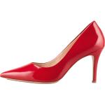 Rote Unifarbene Högl Spitze Pfennigabsatz High Heels & Stiletto-Pumps ohne Verschluss aus Leder für Damen Größe 37,5 mit Absatzhöhe 5cm bis 7cm 