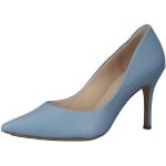 Reduzierte Hellblaue Högl Spitze Pfennigabsatz High Heels & Stiletto-Pumps in Normalweite aus Glattleder für Damen Größe 40 