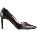 Reduzierte Schwarze Högl High Heels & Stiletto-Pumps aus Leder für Damen Größe 36,5 mit Absatzhöhe 7cm bis 9cm 