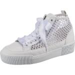 Reduzierte Weiße Högl High Top Sneaker & Sneaker Boots mit Schnürsenkel aus Leder für Damen Größe 41 