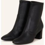 Reduzierte Schwarze Högl Blockabsatz Ankle Boots & Klassische Stiefeletten aus Leder für Damen Größe 39 