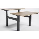 Schwarze Tischplatten höhenverstellbar Breite 150-200cm, Höhe 200-250cm, Tiefe 50-100cm 2 Personen 