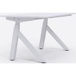 Weiße Moderne Design Tische höhenverstellbar Breite 100-150cm, Höhe 100-150cm, Tiefe 50-100cm 