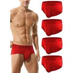 Rote Sexy Hoerev Herrenunterwäsche aus Bambusfaser Größe L 