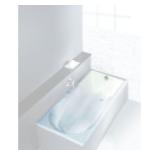 Hoesch SPECTRA Rechteck-Badewanne mit Duschzone, Einbau, 3665.010