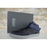 Blaue Vintage Hogan Rebel High Top Sneaker & Sneaker Boots mit Schnürsenkel aus Leder für Herren Größe 47 