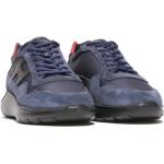 Hogan, Interactive³ Wildlederblaue Sneakers mit technischen Stoffeinsätzen - Größe 39.5 Blue, Herren, Größe: 44 EU
