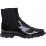Schwarze Hogan Route Ankle Boots & Klassische Stiefeletten mit Tiermotiv mit Strass für Herren Größe 42 für den für den Winter 