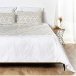 Goldene Moderne Bettwäsche Sets & Bettwäsche Garnituren aus Baumwolle maschinenwaschbar 180x220 