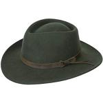 Grüne Trilbies & Fedora-Hüte aus Wolle für Herren Größe L 