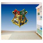 Weiße Harry Potter Hogwarts Aufkleber aus Vinyl 