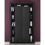 Schwarze Moderne Homedreams Bücherschränke Breite 100-150cm, Höhe 200-250cm, Tiefe 0-50cm 