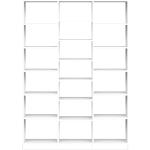 Weiße Pickawood Raumteiler matt aus Massivholz mit Schublade Breite 100-150cm, Höhe 200-250cm, Tiefe 0-50cm 