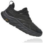 Schwarze Hoka Gore Tex Nachhaltige Outdoor Schuhe aus Nubukleder wasserabweisend für Herren Größe 42 