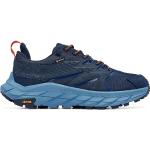 Blaue Hoka Gore Tex Nachhaltige Outdoor Schuhe wasserabweisend für Herren Größe 44 