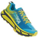 Reduzierte Cyanblaue Hoka Trailrunning Schuhe für Damen Größe 38,5 