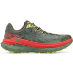 Grüne Hoka Vegane Trailrunning Schuhe mit Schnürsenkel aus Mesh Leicht für Herren Größe 49,5 