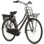 Adore E-Citybike Damen Hollandia Carry On 28'' E-Bike 3Gänge (Farbe: Grau, Größe: 54 Cm)