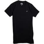 Schwarze Hollister V-Ausschnitt T-Shirts aus Baumwolle maschinenwaschbar für Herren Größe L 