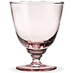 Rosa Skandinavische Holmegaard Weingläser aus Glas 