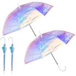 Bunte Durchsichtige Regenschirme durchsichtig für Damen 