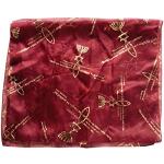 Holy Land Market Messianic Seal Head Scarf or Shawl - Model I - 100% Polyester, Hand wash (180 x 120 cm OR 20 x 60 inches) (Burgundy)