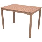 Holz-Gartentisch »Pittsburgh« rechteckig 110 x 70 cm braun, Garden Pleasure, 110x75x70 cm