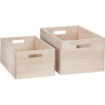 Buttinette Kisten & Aufbewahrungskisten aus Holz 2-teilig 