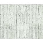 Holz Vliesvliestapete EDEM 81108BR00 heißgeprägte Vliesvliestapete leicht strukturiert im Shabby Chic Stil matt weiß grau anthrazit 10,65 m2