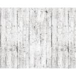 Holz Vliesvliestapete EDEM 81108BR05 heißgeprägte Vliesvliestapete leicht strukturiert im Shabby Chic Stil matt weiß grau braun 10,65 m2