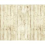 Holz Vliesvliestapete EDEM 81108BR07 heißgeprägte Vliesvliestapete leicht strukturiert im Shabby Chic Stil matt creme beige braun 10,65 m2