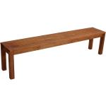 Braune 4Home Rechteckige Gartenmöbel Holz geölt aus Massivholz Breite 150-200cm, Höhe 0-50cm, Tiefe 0-50cm 