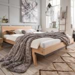 Hellbraune Moderne Basilicana Rechteckige Französische Doppelbetten geölt aus Massivholz 200x200 