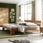Braune Moderne Dreaming Forest Rechteckige Holzbetten geölt aus Massivholz 200x200 