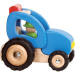 Braune Goki Feuerwehr Spielzeug Traktoren aus Holz 