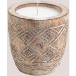 Boho 15 cm Sklum Geometrische Kerzenständer & Kerzenhalter aus Holz 